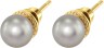 Серьги серебряные с жемчугом «Beautiful 28G» Rivoli (арт.AAS-13-8-28-G)