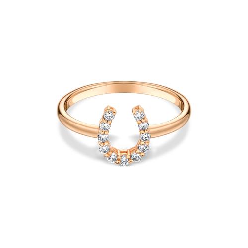 Кольцо Mini Lucky Horseshoe Yellow Gold and Diamond Ring