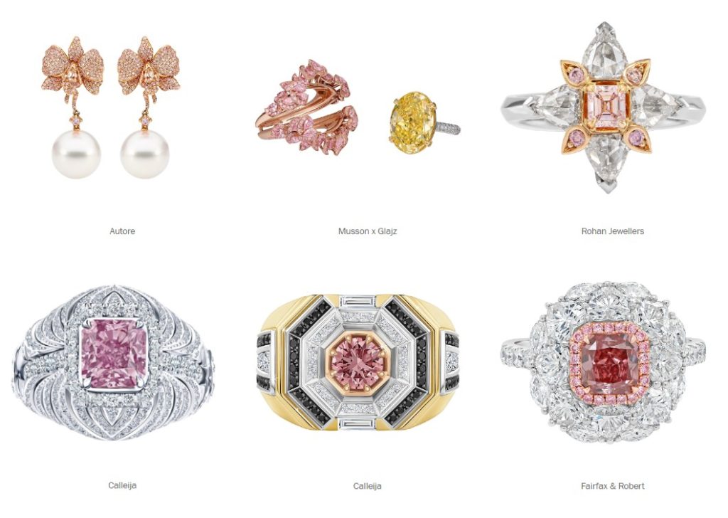 одна из ключевых особенностей розовых бриллиантов, которую предлагают дизайнеры, - это гибкость