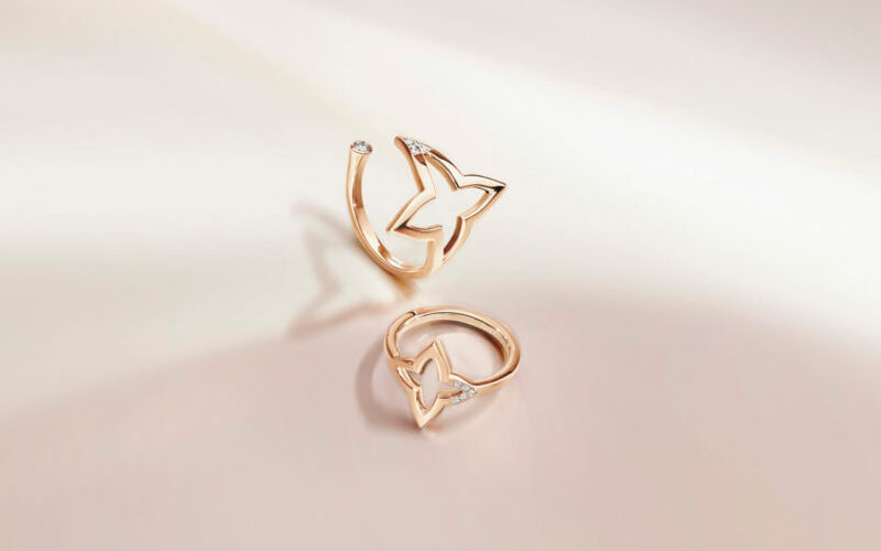 Красивые кольца Louis Vuitton коллекция Blossom