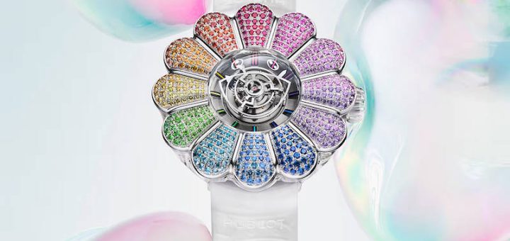 Hublot и Такаши Мураками представили часы MP-15 Tourbillon Sapphire Rainbow ограниченной серией