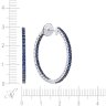 Серьги из белого золота с сапфиром (Арт.me30692-bs-fb_sr_sa_wg)