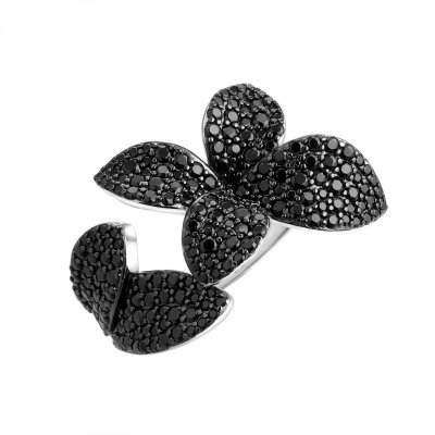 Кольцо из серебра с шпинелью (Арт.cz-r03219-x-wb-x-x-b)