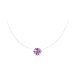 Колье из серебра с ситаллом (Арт.92070071)