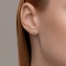 Серьги из белого золота с бриллиантами (Арт.1022260-3)