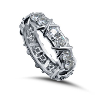 Кольцо серебряное с кубическим цирконием «Серебряные крылья» Myjewels (арт.2112)