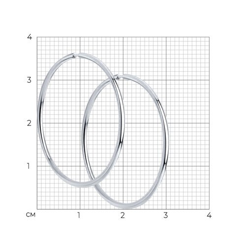 Серьги из серебра (Арт.94-124-01722-1)