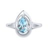 Кольцо из серебра с топазом (Арт.94-310-00981-1)