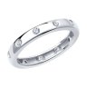 Кольцо из серебра с фианитами (Арт.94012490)