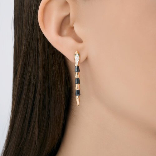 Серьги из золота с миксом камней (Арт.6025155)