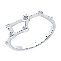 Кольцо из серебра с фианитами (Арт.94013060)