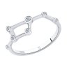 Кольцо из серебра с фианитами (Арт.94013060)