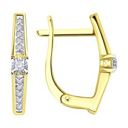 Серьги из желтого золота (Арт.53-220-01760-1)