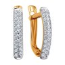 Серьги из золота с фианитами (Арт.027265)