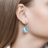 Серьги из серебра с эмалью «Древо жизни» Соколов (арт.94023343)