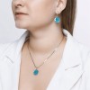 Серьги из серебра с эмалью «Древо жизни» Соколов (арт.94023343)