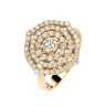 Кольцо золотое с бриллиантами «Вихрь Elegance» Estet (арт.01К6313546)