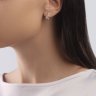 Серьги из золота с фианитами (Арт.029735)