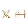 Серьги из золота с фианитами (Арт.0200237)