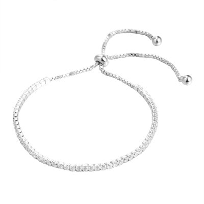 Браслет из серебра с фианитом (Арт.cz-b04639-x-w-x-x-w)