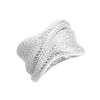 Кольцо серебряное с фианитами «Spark Wave» Fresh Jewelry (арт.MP-R01213-X-W-X-X-W)