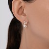 Серьги из золочёного серебра с фианитами «Игра огня» SOKOLOV (арт.93022459)