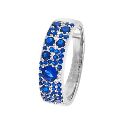 Кольцо из серебра с шпинелью (Арт.sl-r00324-x-w-x-x-sb)