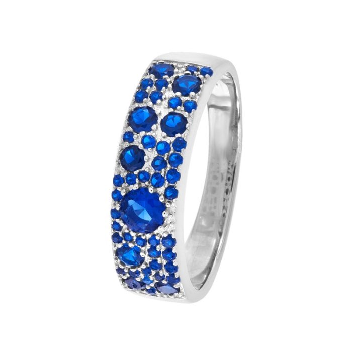 Кольцо из серебра с шпинелью (Арт.sl-r00324-x-w-x-x-sb)