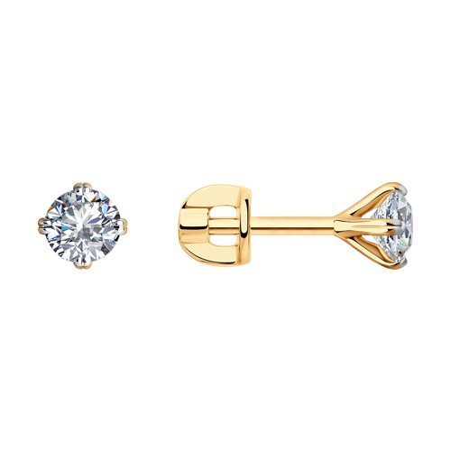 Серьги из золота с бриллиантами (Арт.9020019-36)