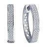 Серьги из белого золота с бриллиантами (Арт.1021764-3)