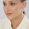 Серьги серебряные с фианитами «Космический орнамент» Соколов (арт.94027331)