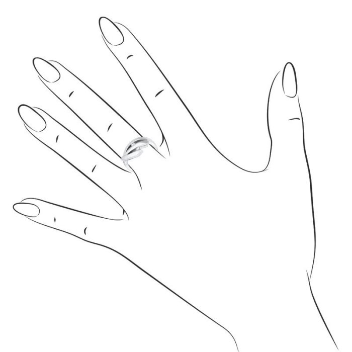 Кольцо Серебряные крылья (Арт.21ar0634zr-148_kubcirkonii)