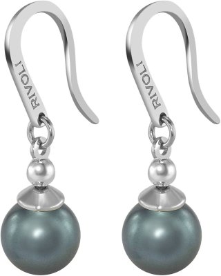 Серьги из серебра с жемчугом (Арт.aas-1-a-8-24-s)