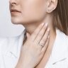 Кольцо из серебра с фианитами (Арт.94013061)