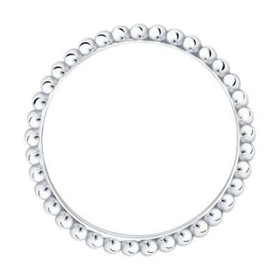 Кольцо из серебра с шариками «Снежные росы» Соколов (арт.94013233)