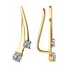 Серьги из золота с фианитами (Арт.028589)