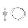 Серьги из серебра с фианитами «Снежное сияние» SOKOLOV (арт.94025744)