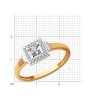 Кольцо из золота с бриллиантами (Арт.1012551)