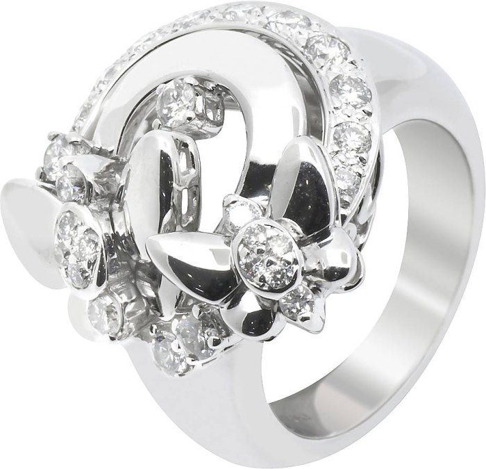 Кольцо из белого золота с бриллиантом (Арт.rg_5060_w00)