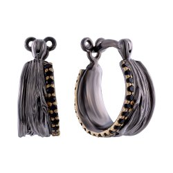 Серебряные серьги BEAVERS со шпинелью 2269sh_ox