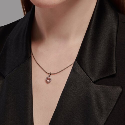 Подвеска из серебра с ситаллом и фианитами (Арт.92030781)