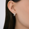 Серьги из серебра с фианитами «Ледяная линия» SOKOLOV (арт.9402)