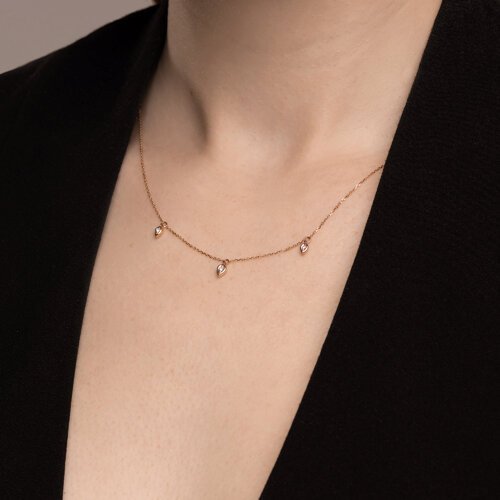 Колье из золота с бриллиантами (Арт.1070344)