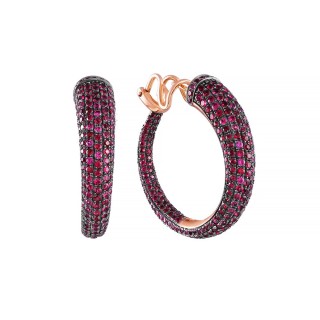 Серьги золотые с рубинами «Рубиновый Вихрь» MyJewels (арт.SC00373EA-R-R_SR_RU_PINK)