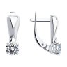 Серьги из серебра с фианитами (Арт.94-120-01548-1)