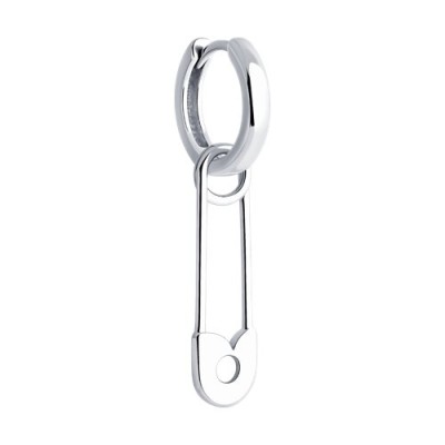 Серьга из серебра с декоративной булавкой «Urban Pin» Соколов (арт.94170294)