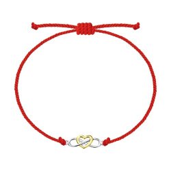 Браслет из золочёного серебра.символ «здоровье» (Арт.94-150-01684-1)