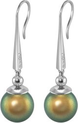 Серьги из серебра с жемчугом (Арт.aas-16-12-26-s)