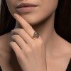 Кольцо золотое с топазом «Небесная спираль» Соколов (арт.51-310-02475-1)