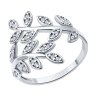 Кольцо из серебра с фианитами (Арт.94013802)